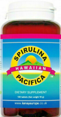 Spirulina Pacifica Cyanotech Co. Hawaii, USA 500mg 180 tablets