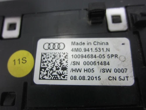 10094684 Włącznik światła do AUDI A4 AVANT (8W5) advanced edition 1340045 - Zdjęcie 6 z 6