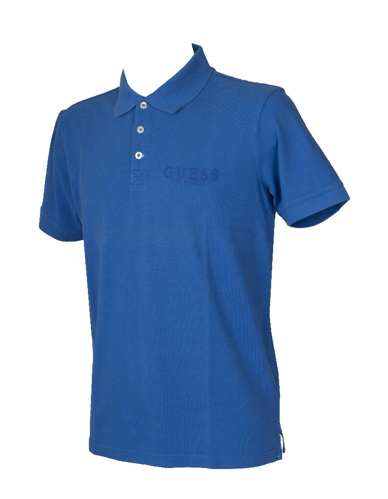 SG Polo uomo manica corta con colletto e bottoni maglietta GUESS артиколо FB7U2E 15890₽