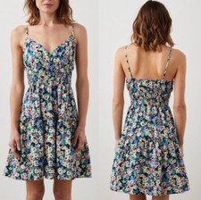 Rails Carmen Wildflower Meadow Floral Mini Dress New Plus Size Small, S