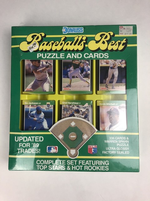 1989 Donruss Baseball s Best Puzzle And Cards Factory Msc4 For Sale 