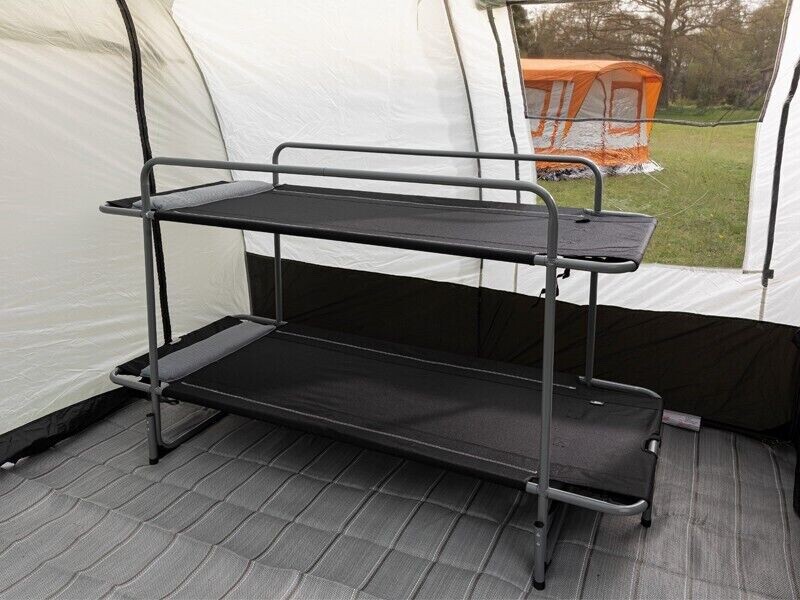 Kampa Bunkie Collapsible Folding Camping Steel Framed Bunk Bed eBay