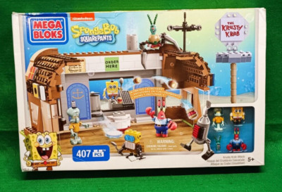 MEGA BLOKS - KRUSTY KRAB ATTACK - SPONGEBOB SQUAREPANTS - NEU