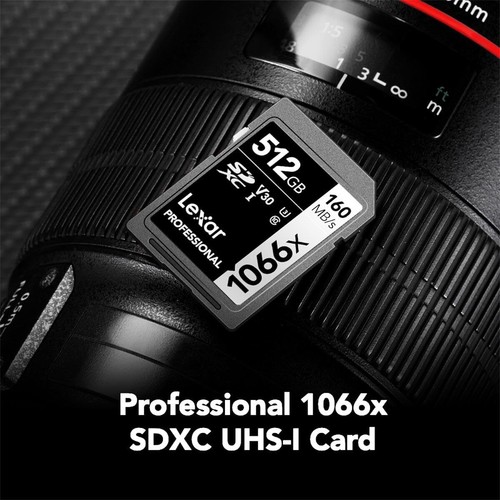 Durable 512GB SDXC Card with 160MB/s Read & 120MB/s Write - For Quality Imagery - Photo 4 sur 10