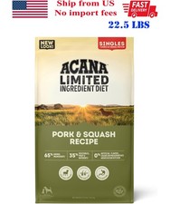 ACANA Singles Limited Ingredient Grain Free Dry Dog Food Pork Squash 22.5lb