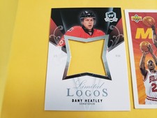 Dany Heatley Ottawa Senators 2007 - 2008 UD The Cup Limited Logos Blank Back