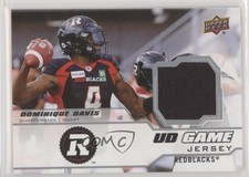 2020 Upper Deck CFL UD Game Jersey Dominique Davis #GJ-DD 0b3