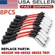 48322 Spark Plug Wires Set Performance For CHEVY GMC LS1 VORTEC 4.8 5.3 6.0L x 8