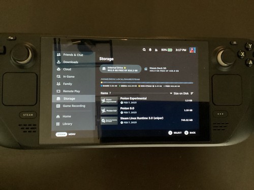 Steam Deck LCD 1TB SSD Upgrade Original 64GB Model, w/screen protector and more. - Picture 3 of 5