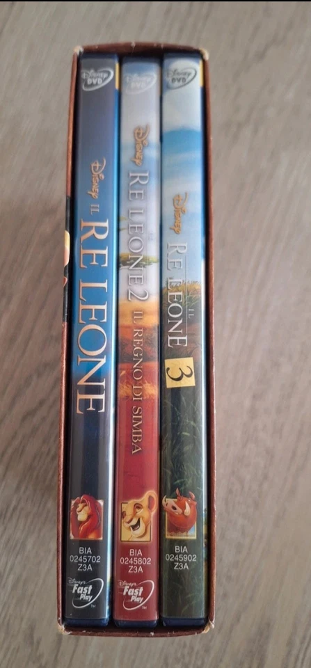 Dvd IL RE LEONE Disney Trilogia Box Edizione Speciale Collezione completa 1 2 3 - Immagine 3 di 4