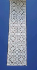 Exquisite White Lace Flower pattern Table runner 13.5"×51"