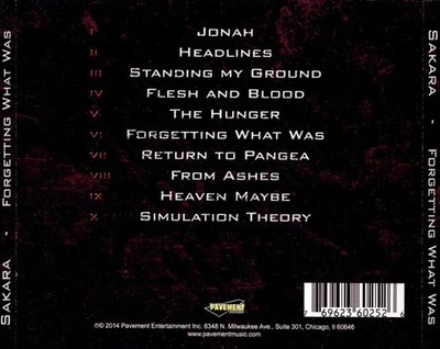 SAKARA - FORGETTING WHAT WAS NEW CD