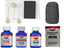 Super Blue Liquid Gun Bluing Kit with Cleaner Degreaser, Blue and Rust Remover