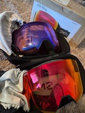 Smith 4D Mag Goggles: Black + ChromaPop Photo...