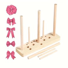 Bow Maker Adjustable Multi-Size Wooden DIY Crafts Christmas