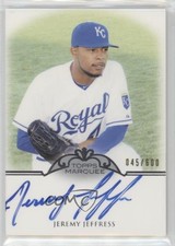 2011 Topps Marquee Monumental Markings 45/600 Jeremy Jeffress #MM-JJE Auto tj0