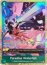 Paradise Waterfall OP01-057 Premium Collection Promo Near Mint NM