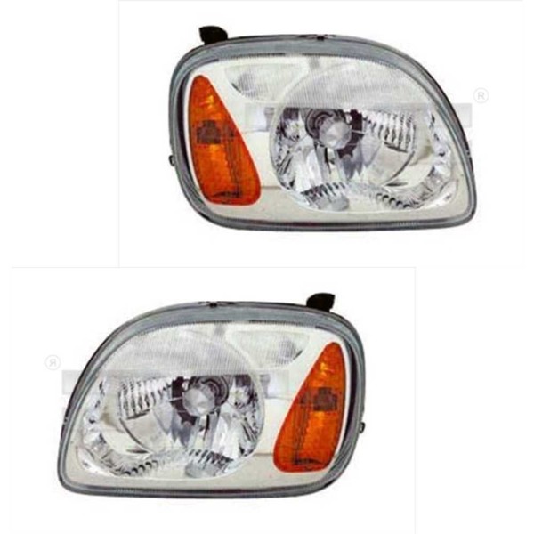 Scheinwerfer Hauptscheinwerfer Set Rechts & Links H4 FüR Nissan Micra II K11-image