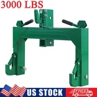 3 Point Tractor Quick Hitch Adapter 3000lb w/ Adjustable Bolt for Category 1 & 2