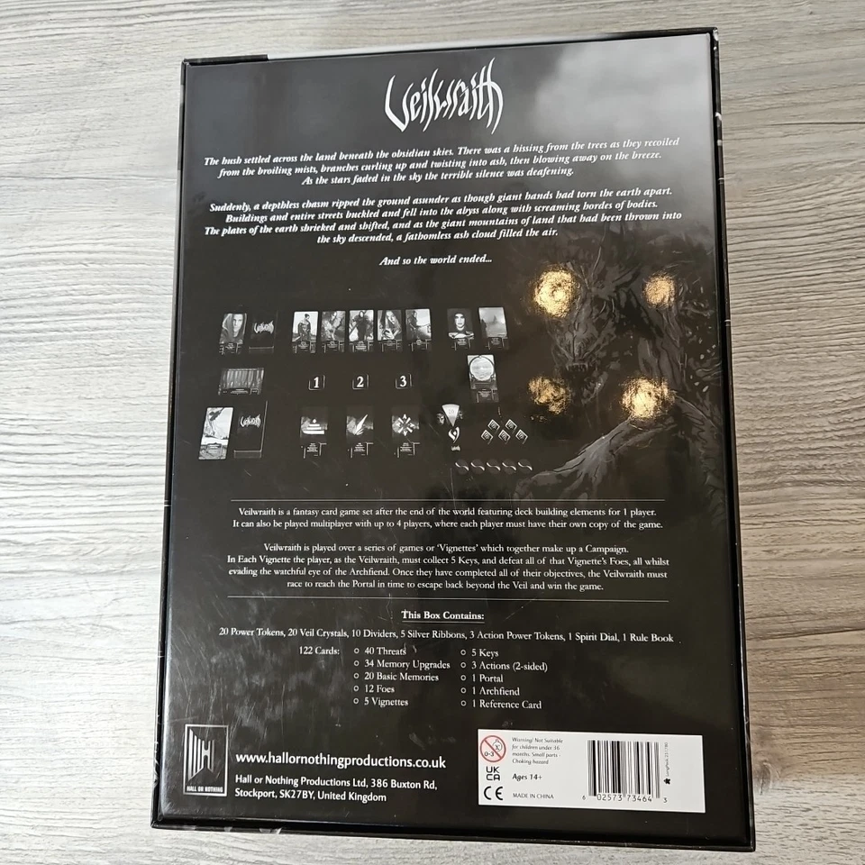 Veilwraith: A Veil Odyssey Game with Absolution Expansion CIB Excellent Cond - Image 2 of 4