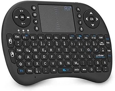 Mini Tastatur Wireless mit Touchpad, Smart TV Tastatur, Mini Keyboard für TV