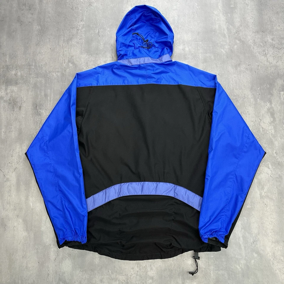 Rara Chaqueta Patagonia Super Alpina L Azul Negro 29430 SPOO Impermeable De Colección Foto 2 de 4