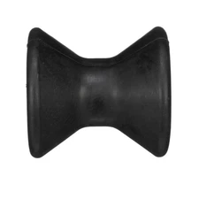 3 Inch Mounting Width Boat Trailer Black Molded Rubber Bow Stop Roller Black New