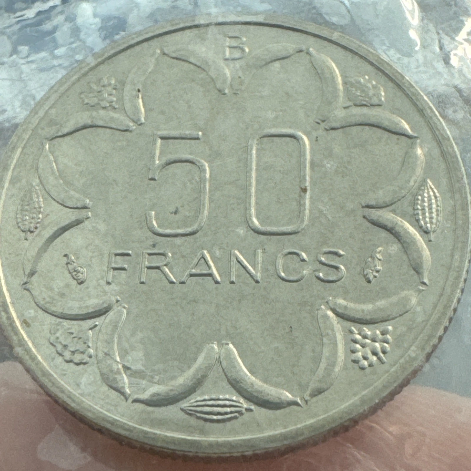 Pièce 50 Francs Monnaie De Paris Essai Banque Des États De L’afrique 1976 B FDC