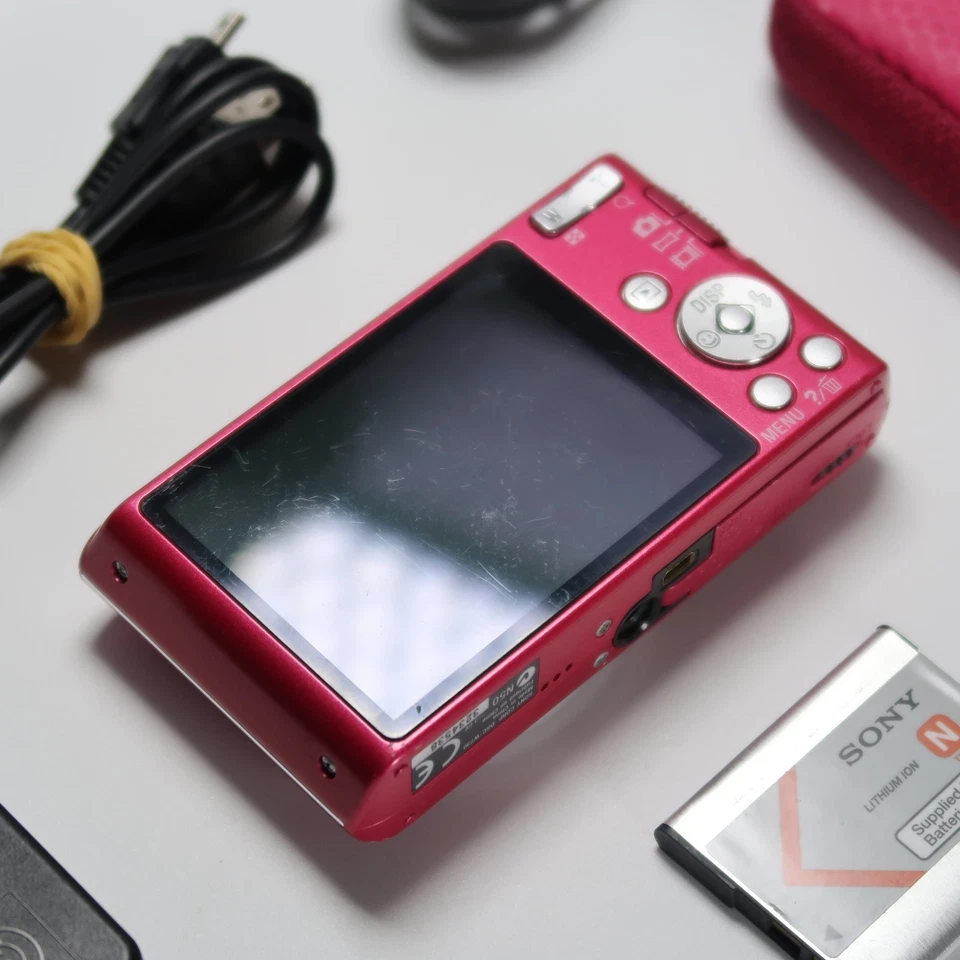 Sony Cyber-shot DSC-W730 16,1 MP Digital Camera Red, Case - Photo 4/4