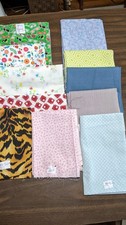 ASSORTED COTTON FABRIC LOT--ODD SIZES--11 PIECES