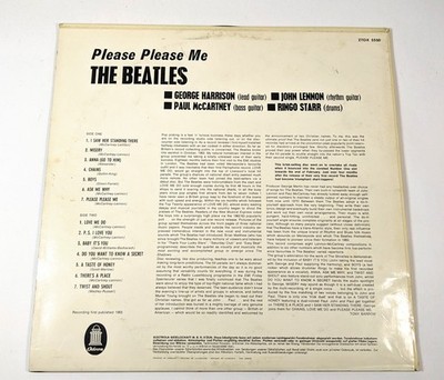 RARE* 1964 German Export BEATLES Please Please Me Odeon ZTOX 5550