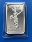 Looney Tunes Bugs Bunny The Classic Rabbit 1 Oz Silver Art Bar Cartoon