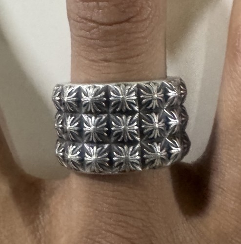 アクセサリー CHROME HEARTS PETE PUNK TRIPLE RING Chrome Hearts Pete Punk Triple Ring 925 Sterling Silv… - Gem
