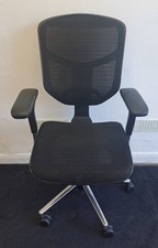 Black mesh & Chrome Enjoy operator chairs