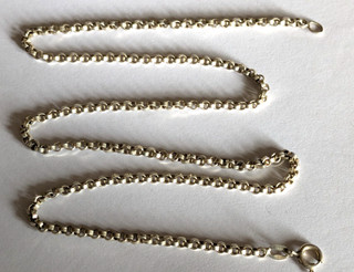 18inch solid sterling silver belcher chain 8.5gms