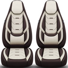 Schonbezüge Sitzbezüge für Mercedes E Klasse W124 S124 Bj 1984-96 in Braun/Beige