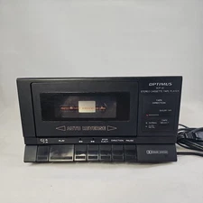Optimus SCP-32 Single Tape Deck Vintage Excellent Condition - Tested Works!
