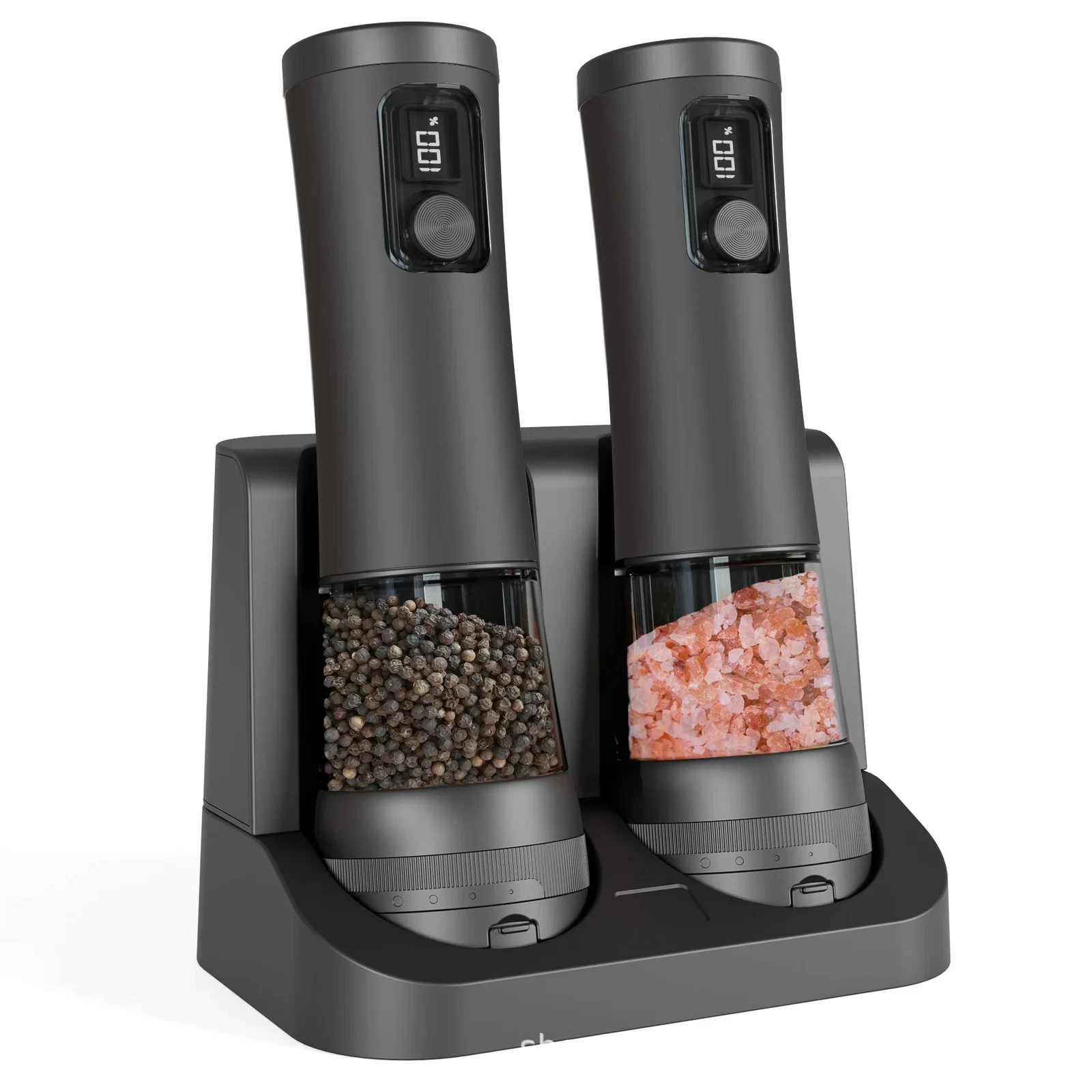 Grinder Set Electric Automatic Pepper Salt Rechargeable Base LED Light
Opens in a new window or tab