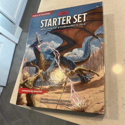 Dungeons & Dragons Starter Set: Dragons of Stormwreck Isle D&D Complete Box READ
