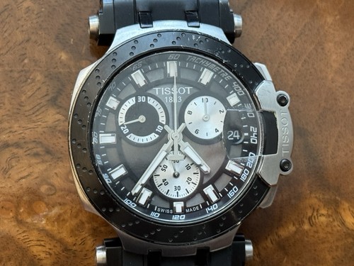 Tissot 1853 T-Race Black Chronograph Watch T115417A Swiss Made