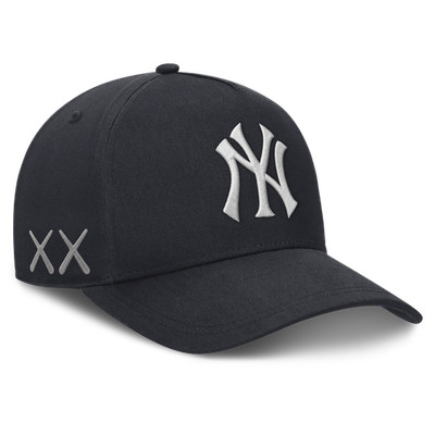New York Yankees Nike x KAWS Dri-FIT Structured A-Frame Adjustable Hat Navy