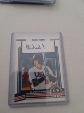 2023 Panini Stars & Stripes USA Baseball #18U-MT Michael Torres Auto 18U