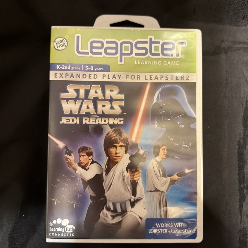 Leapster Star Wars Jedi Reading LeapFrog Leapster2 Game Complete Tested