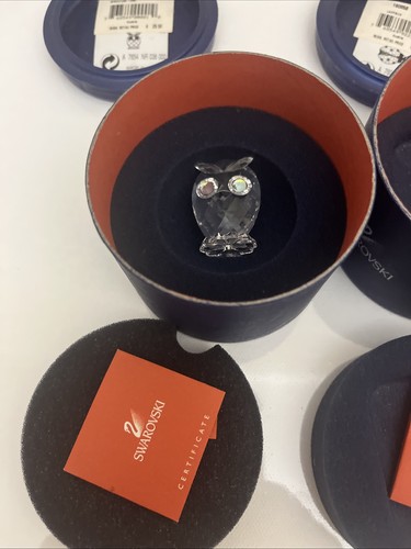 Drei Swarovski Kristall Figuren Frosch Marienkäfer Eule Neu in OVP - Bild 2 von 9