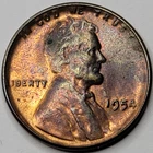 1954 P Lincoln Wheat Cent - Nicely Toned