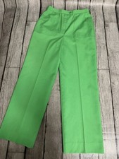 Vintage Women s Koret Straight Leg Pants Sz 10/Measures 26 Green Union USA Made