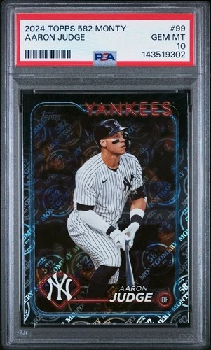 Aaron Judge SP 2024 Topps 582 Montgomery #99 Yankees MVP Gem Mint PSA 10 💎
