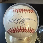 Reggie Jackson Autographed Official MLB Baseball Reggie Jackson W/Display Case