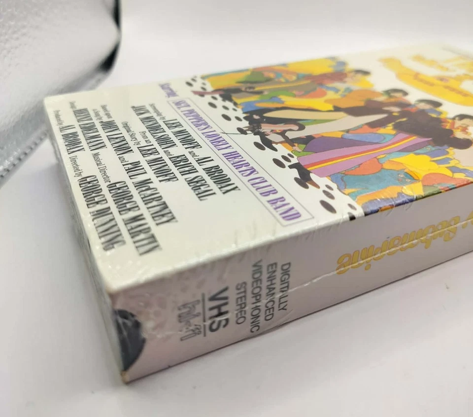 RARE - "The Beatles Yellow Submarine" VHS SEALED MGM/UA Sgt Peppers Lonely Heart - Image 4 of 4