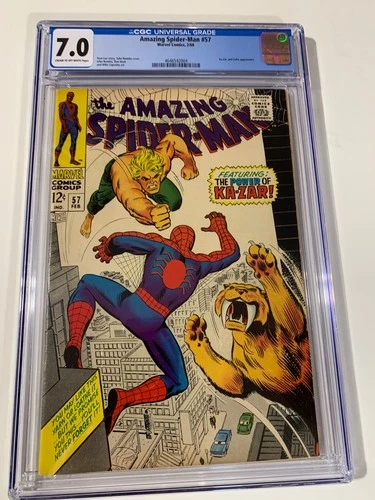 AMAZING SPIDER-MAN  #57 CGC 7.0 1968